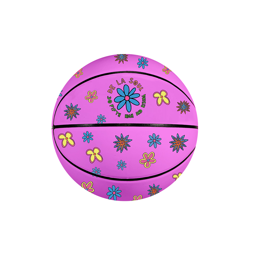 3 Feet High and Rising Pink Floral Basketball