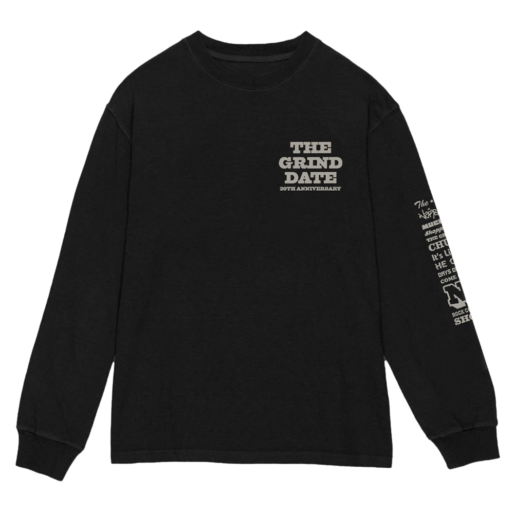 The Grind Date 20th Anniversary Long Sleeve Front