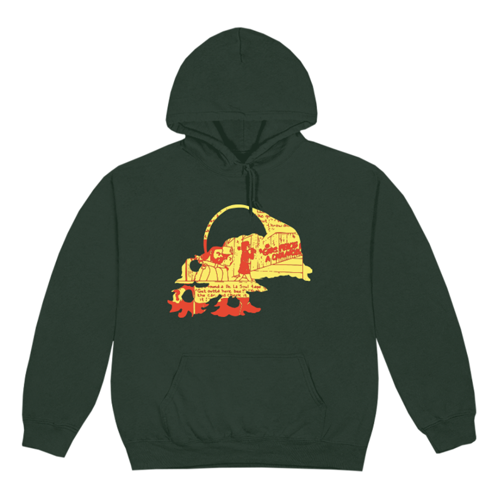 De La Soul Is Dead Collage Hoodie Front