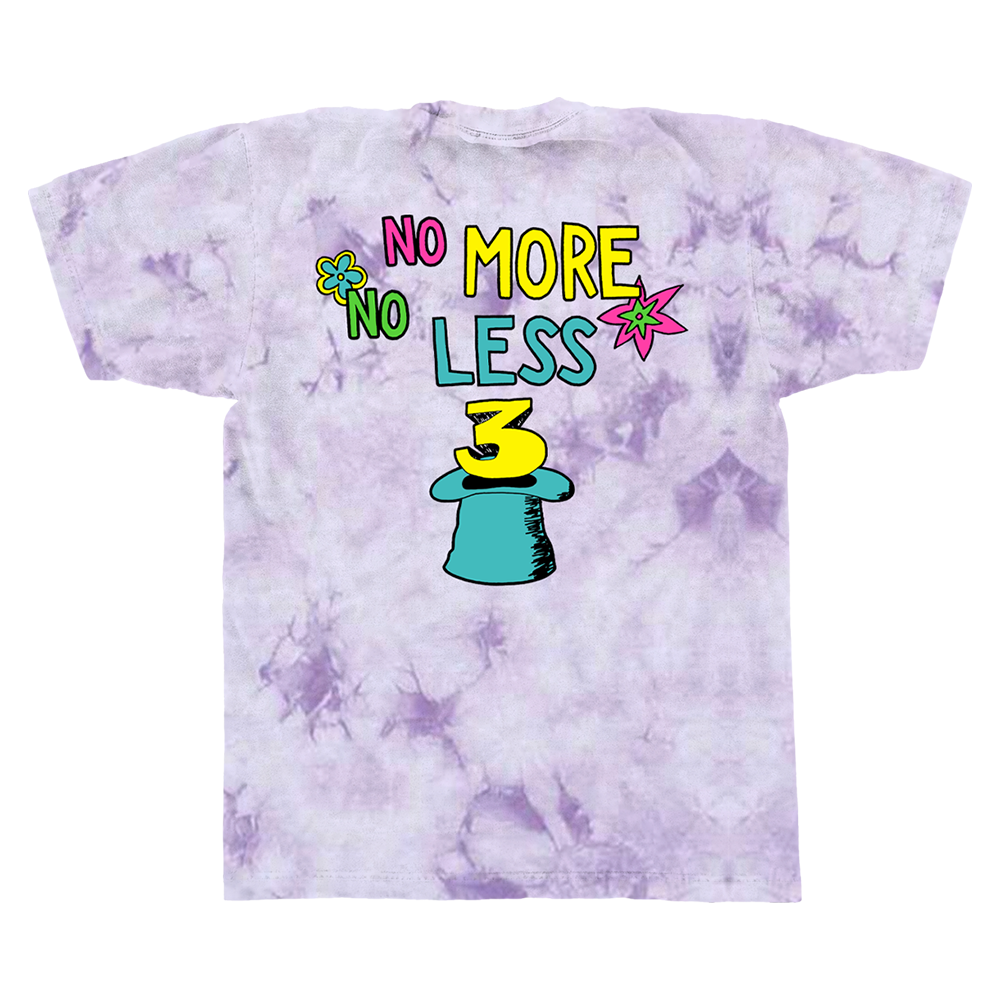 The Magic Number Purple Tie-Dye T-Shirt Back